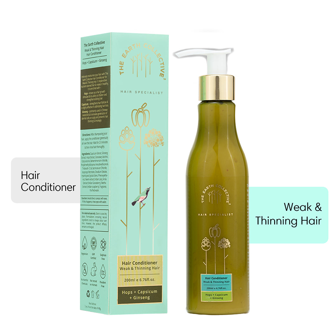 WEAK & THINNING HAIR | Hair Conditioner | Hops Capsicum & Ginseng - 200ml - Hair Conditioner