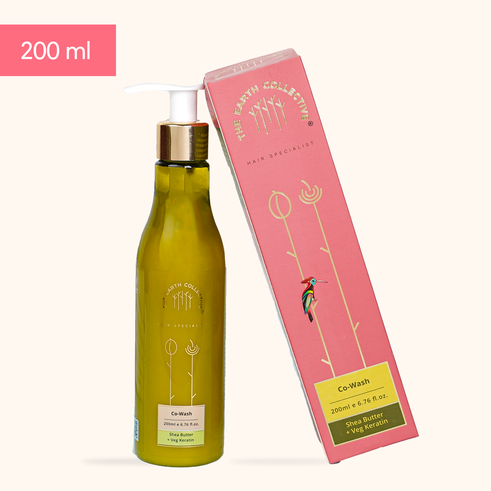 Co-Wash | Conditioner Only Wash For Dry Curly & Frizzy | Regular Swimmers | Fitness Enthusiasts - 200ml - Hair