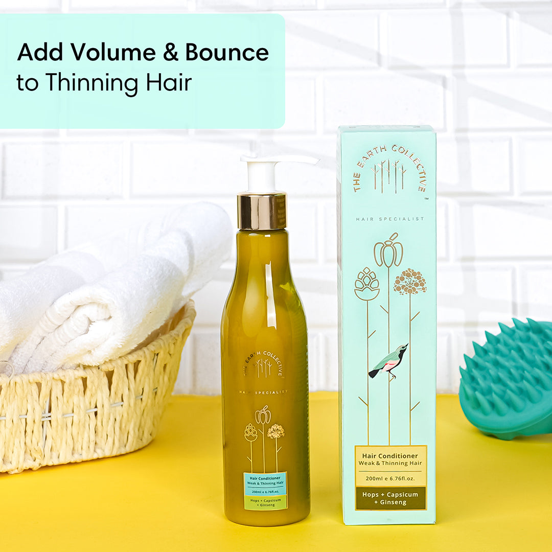 WEAK & THINNING HAIR | Hair Conditioner | Hops Capsicum & Ginseng - 200ml - Hair Conditioner