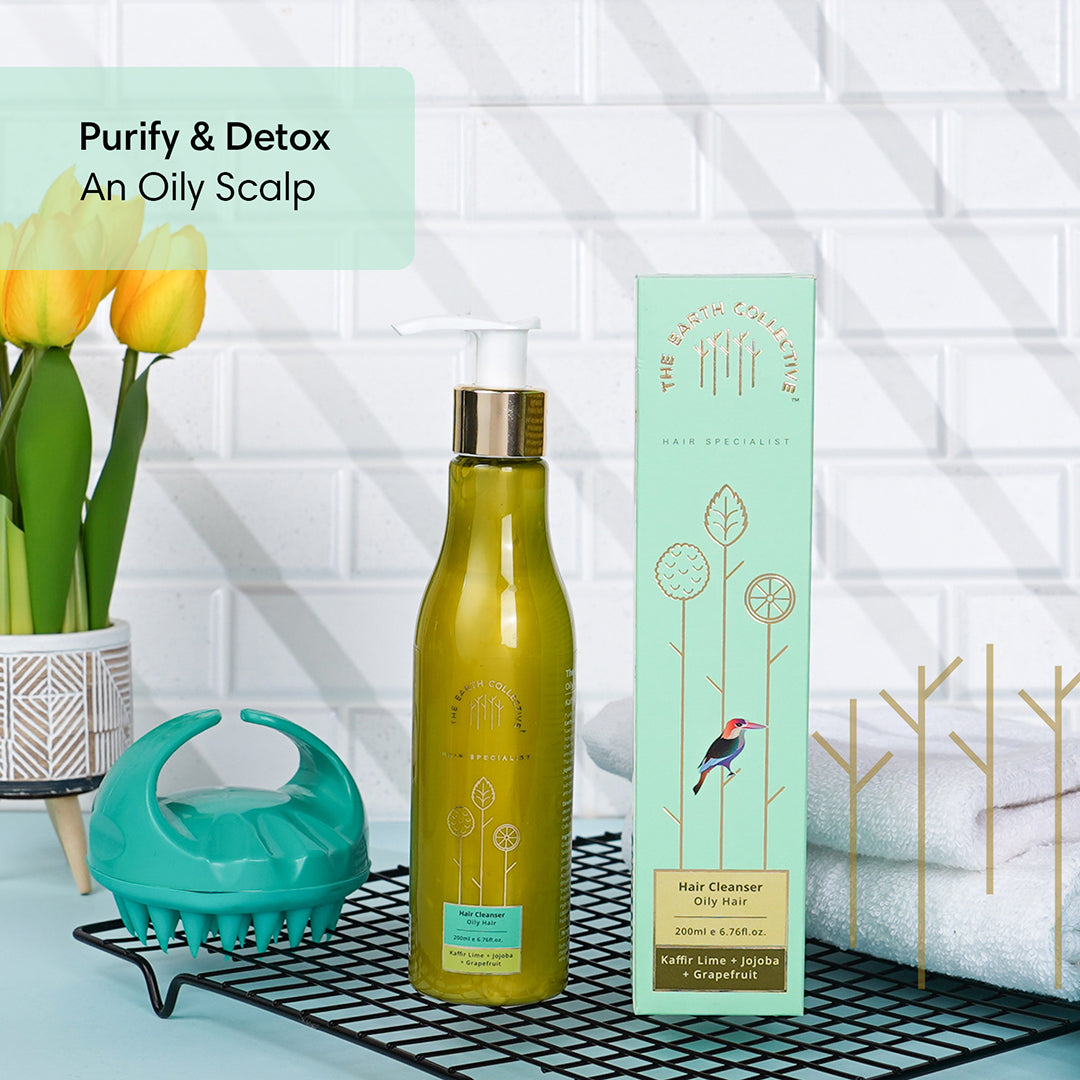 OILY HAIR Hair Cleanser | Shampoo | Kaffir Lime Jojoba & Grapefruit - 200ml - Hair Cleanser