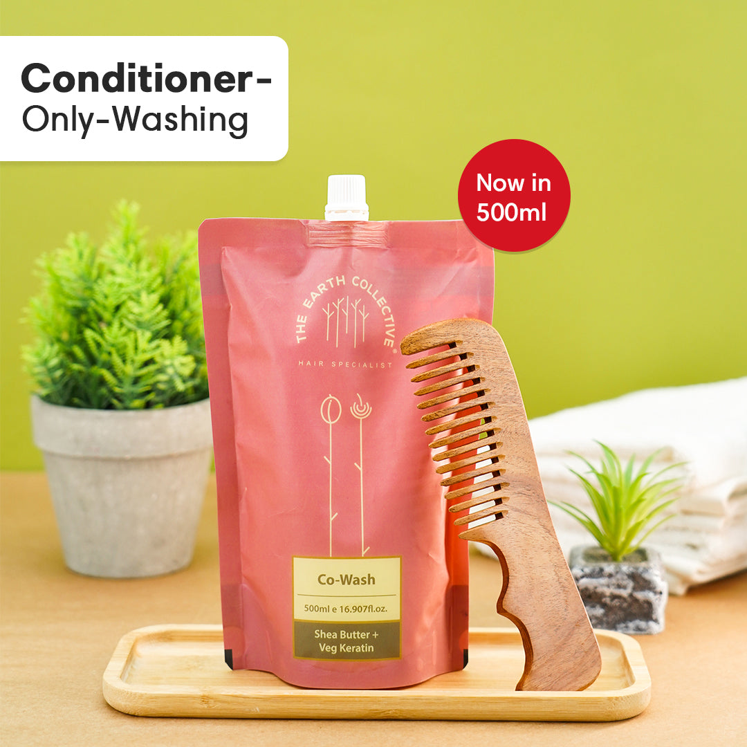 Co-Wash 500ml Refill Pack | Conditioner Only Wash For Dry Frizzy & Curly Hair - 500ml - Hair Conditioner