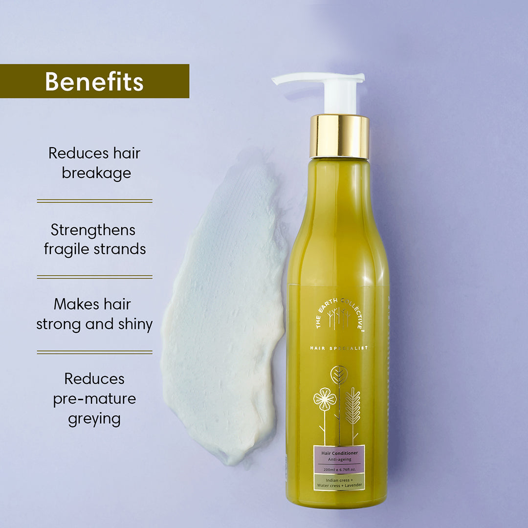 ANTI-AGEING | Hair Conditioner | Indian Cress Water Cress & Lavender - 200ml - Hair Conditioner