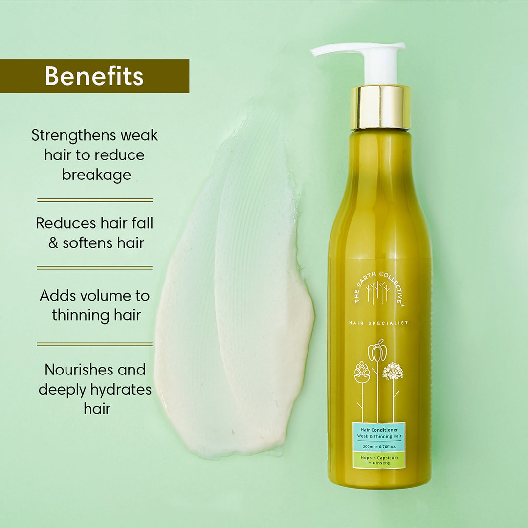WEAK & THINNING HAIR | Hair Conditioner | Hops Capsicum & Ginseng - 200ml - Hair Conditioner