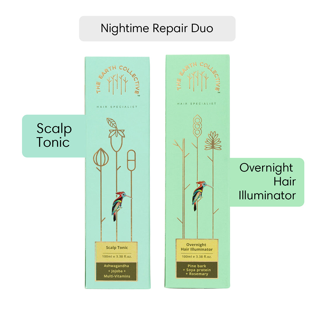 Night Time Repair Duo | Scalp and Hair Nourishment - 100ml - Hair Care Bundle