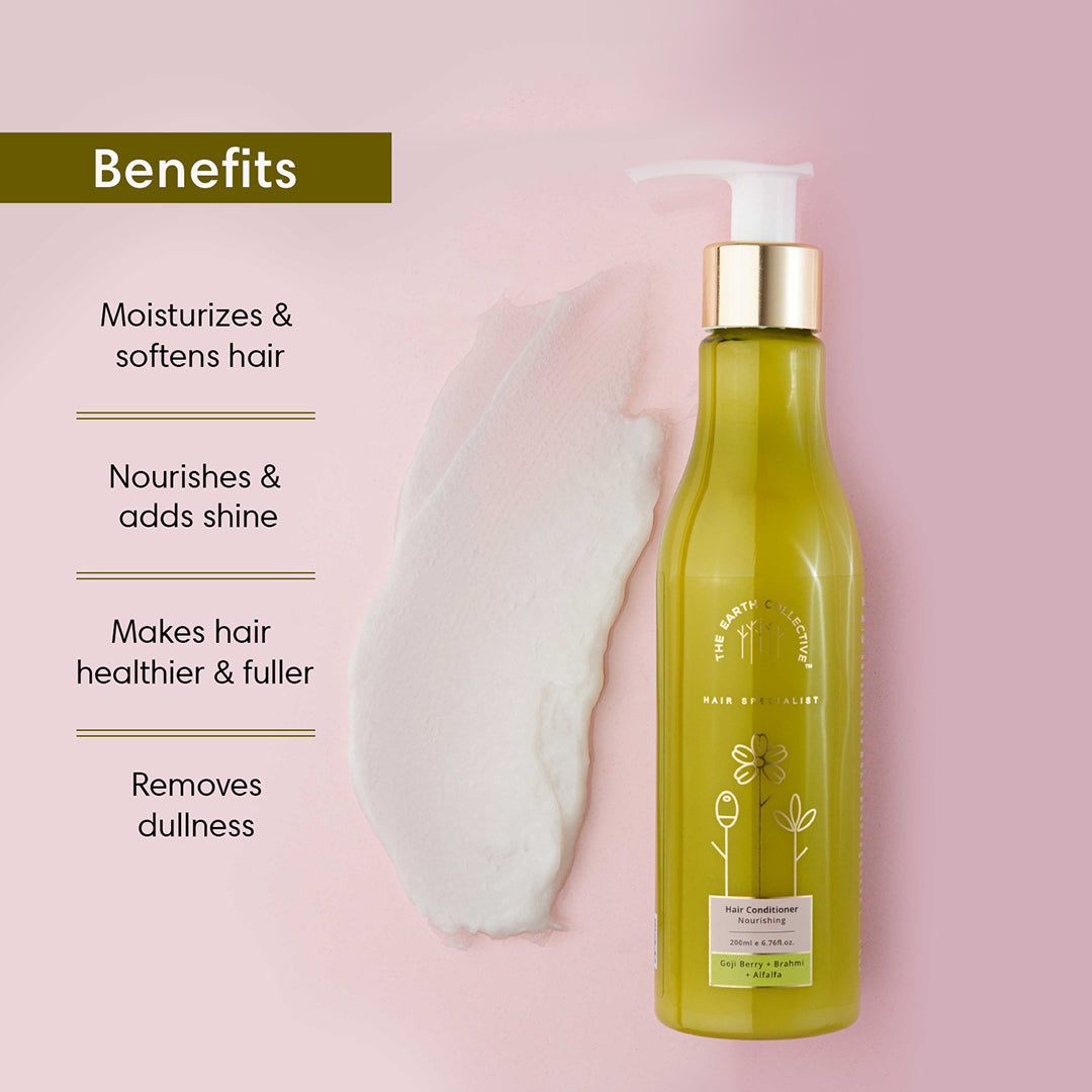 NOURISHING | Hair Conditioner | Goji Berry Brahmi & Alfalfa - 200ml - Hair Conditioner