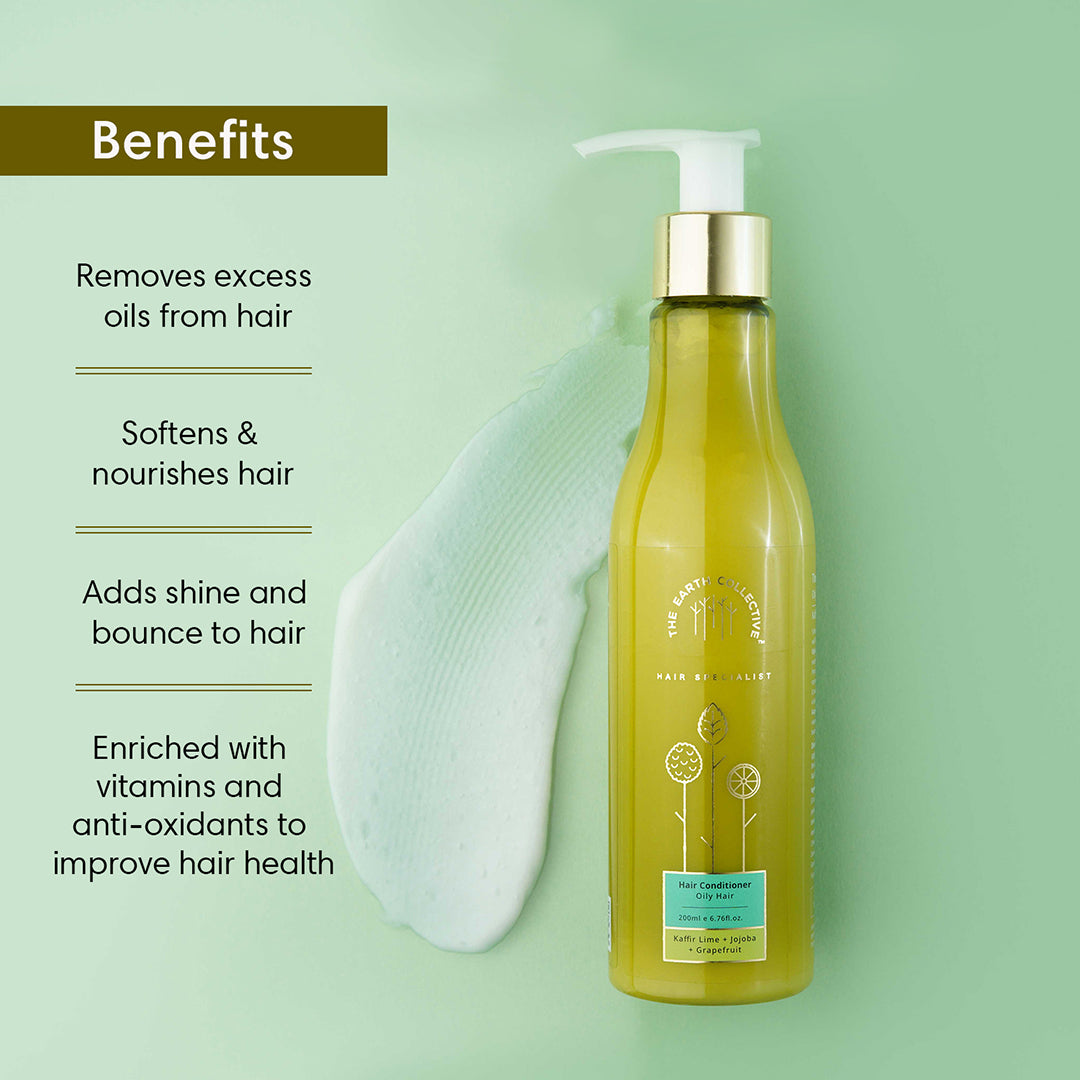 OILY HAIR | Hair Conditioner | Kaffir Lime Jojoba & Grapefruit - 200ml - Hair Conditioner