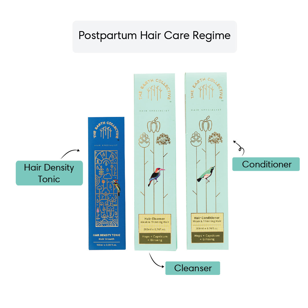 Postpartum Hair Care Regime | Set of 3 - Hair Care Bundle