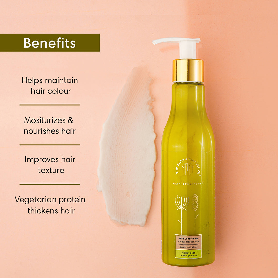 COLOUR TREATED | Hair Conditioner | Carrot Seed & Milk Protein - 200ml - Hair Conditioner