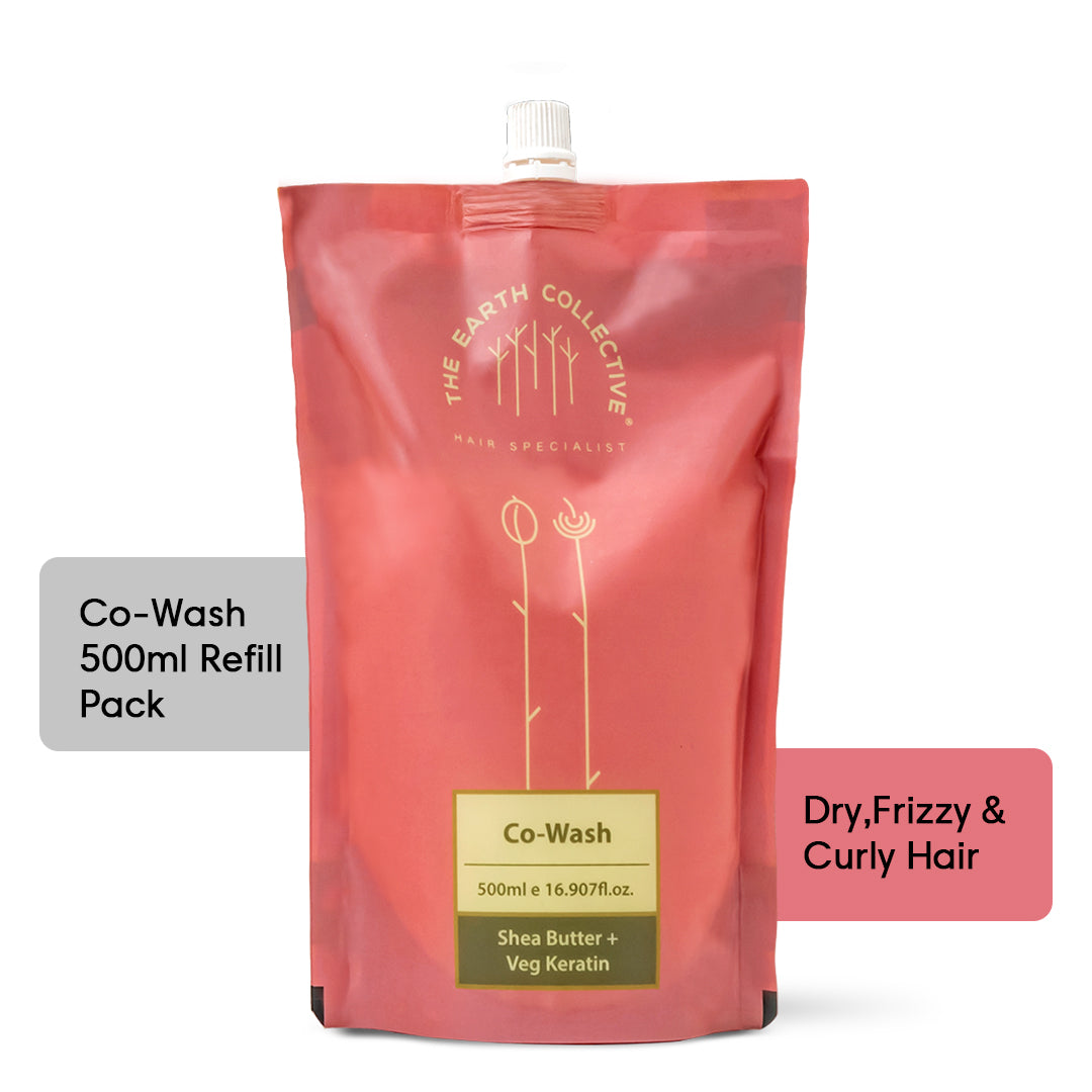 Co-Wash 500ml Refill Pack | Conditioner Only Wash For Dry Frizzy & Curly Hair - 500ml - Hair Conditioner