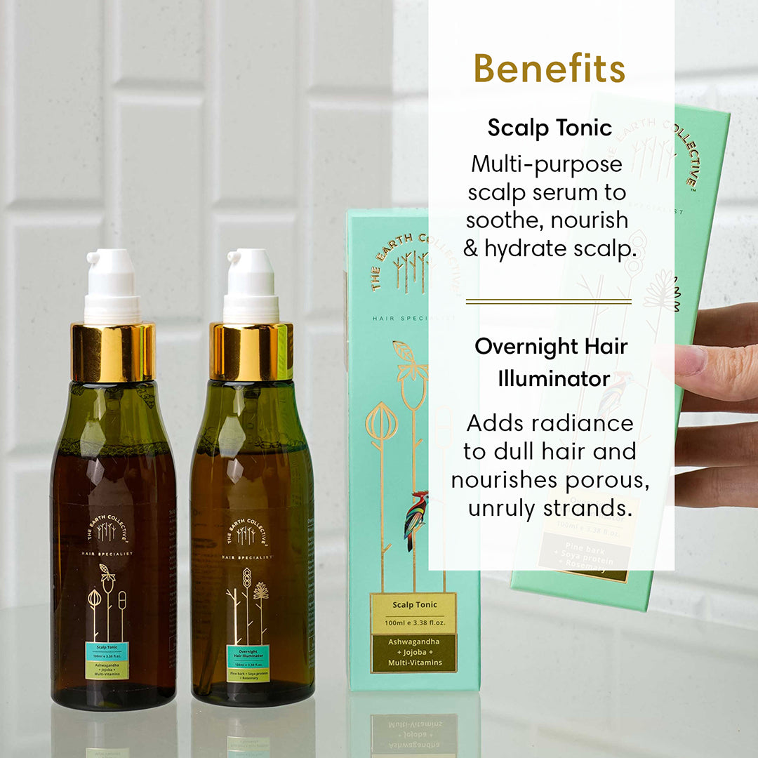 Night Time Repair Duo | Scalp and Hair Nourishment - 100ml - Hair Care Bundle