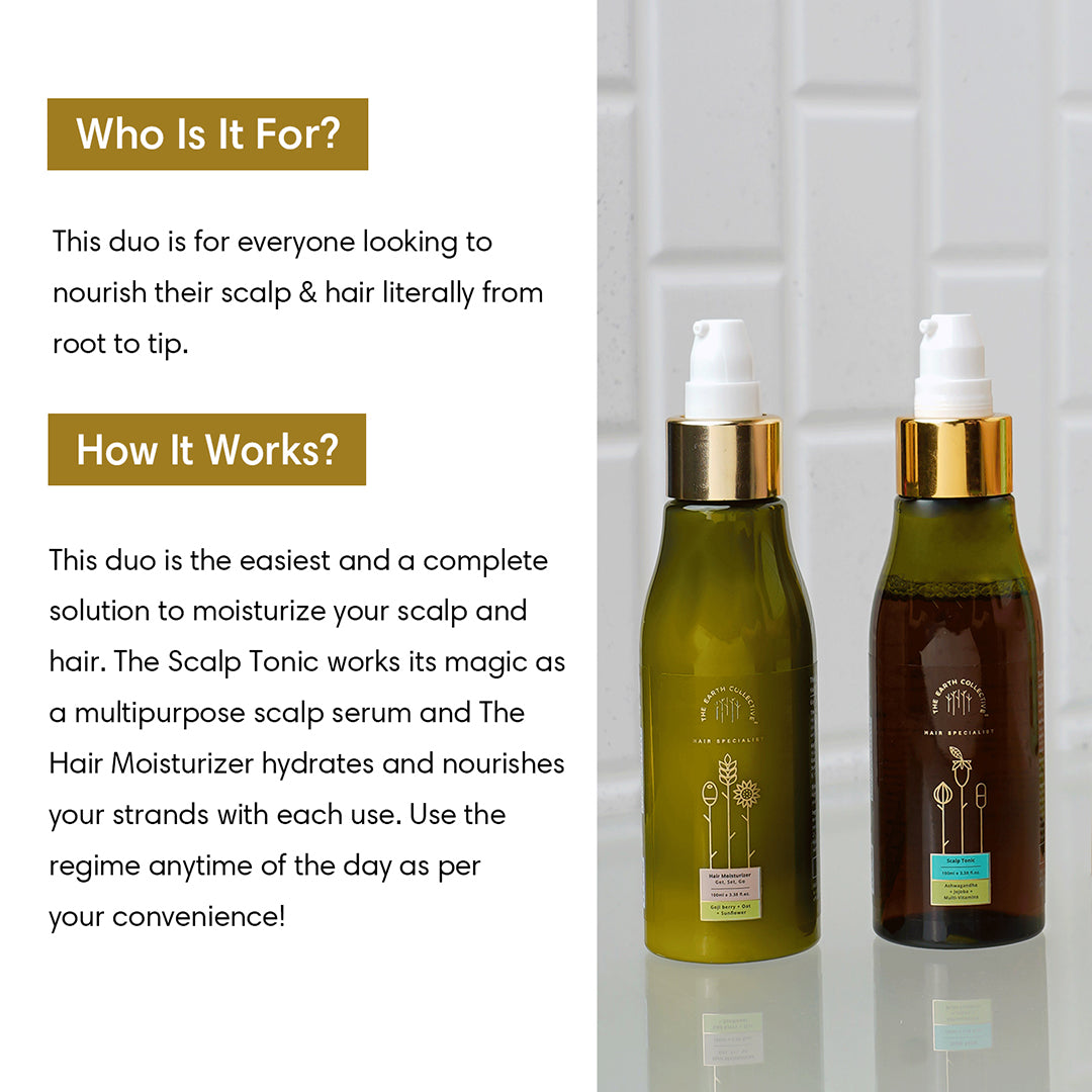 Root to Tip duo | Scalp and Hair Hydration - 100ml - Hair Care Bundle