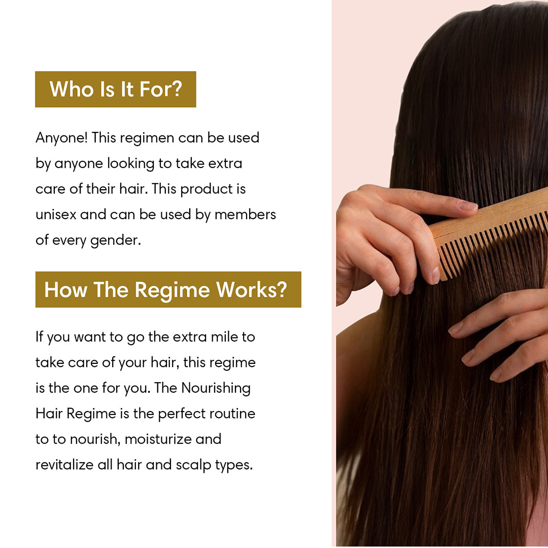 Nourishing Hair Regime | Set of 3 - 600ml - Hair Care Bundle