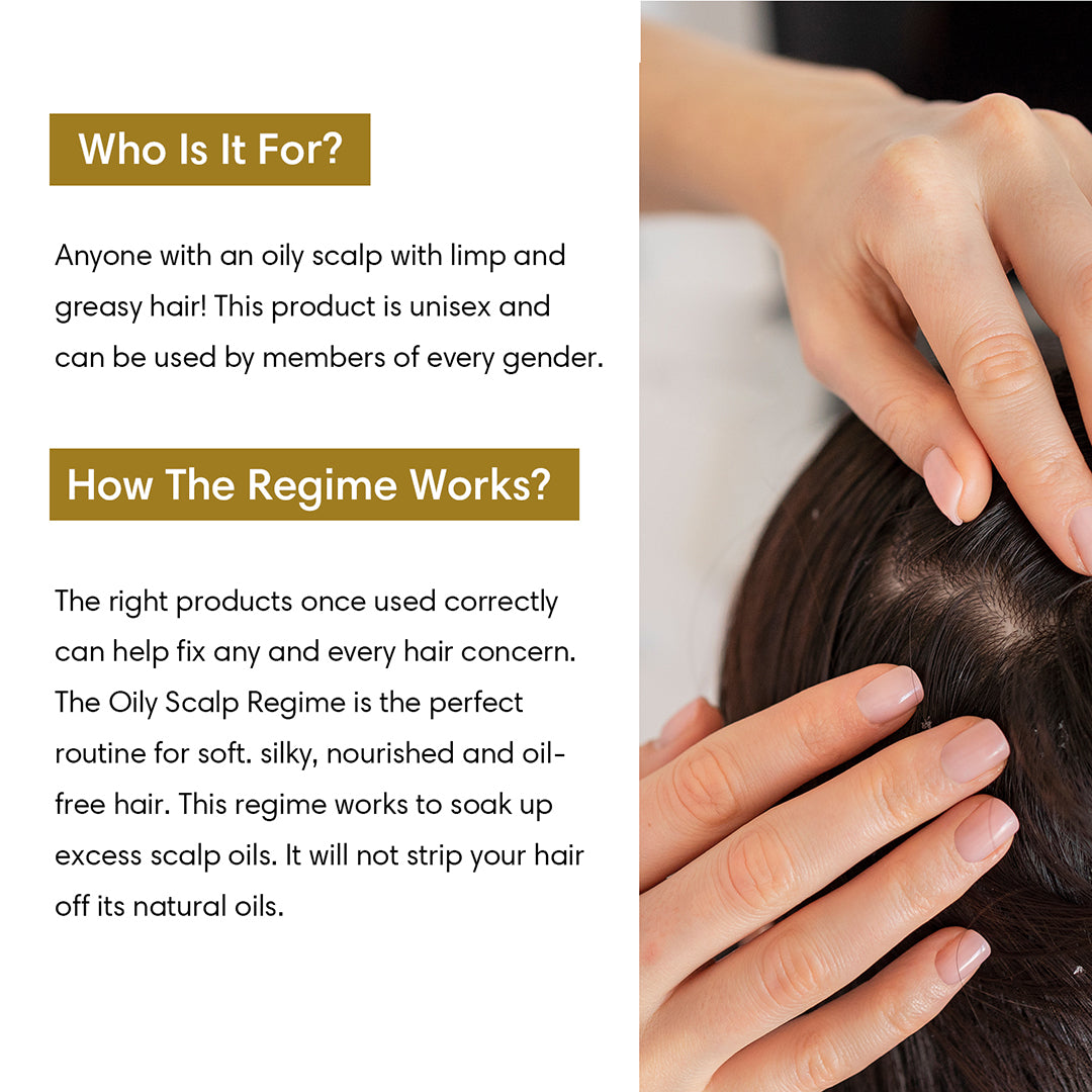 Oily Scalp Regime | Set of 3 - 600ml - Hair Care Bundle
