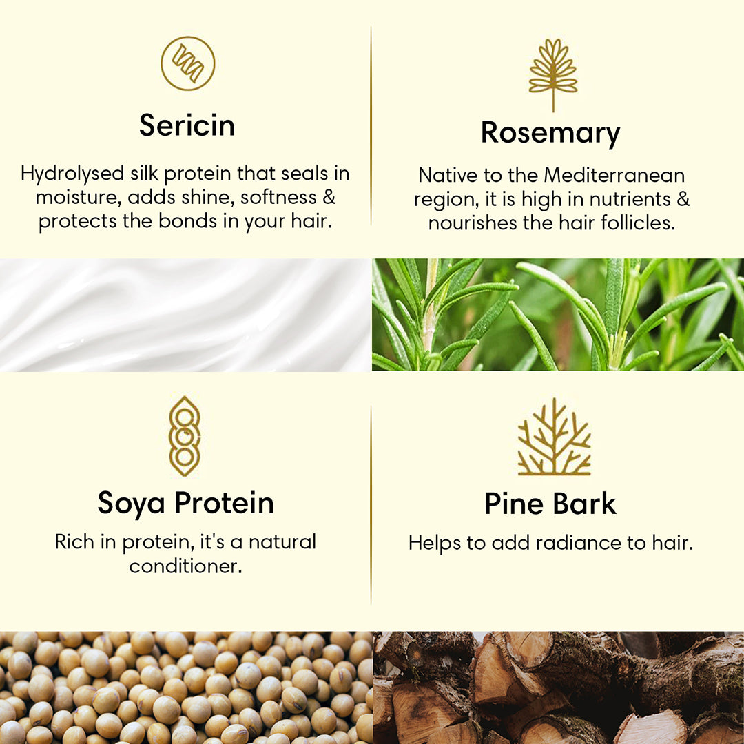 OVERNIGHT HAIR ILLUMINATOR | Add Shine to Porous Strands | Pine Bark Soya Protein & Rosemary - 100ml - Leave-in