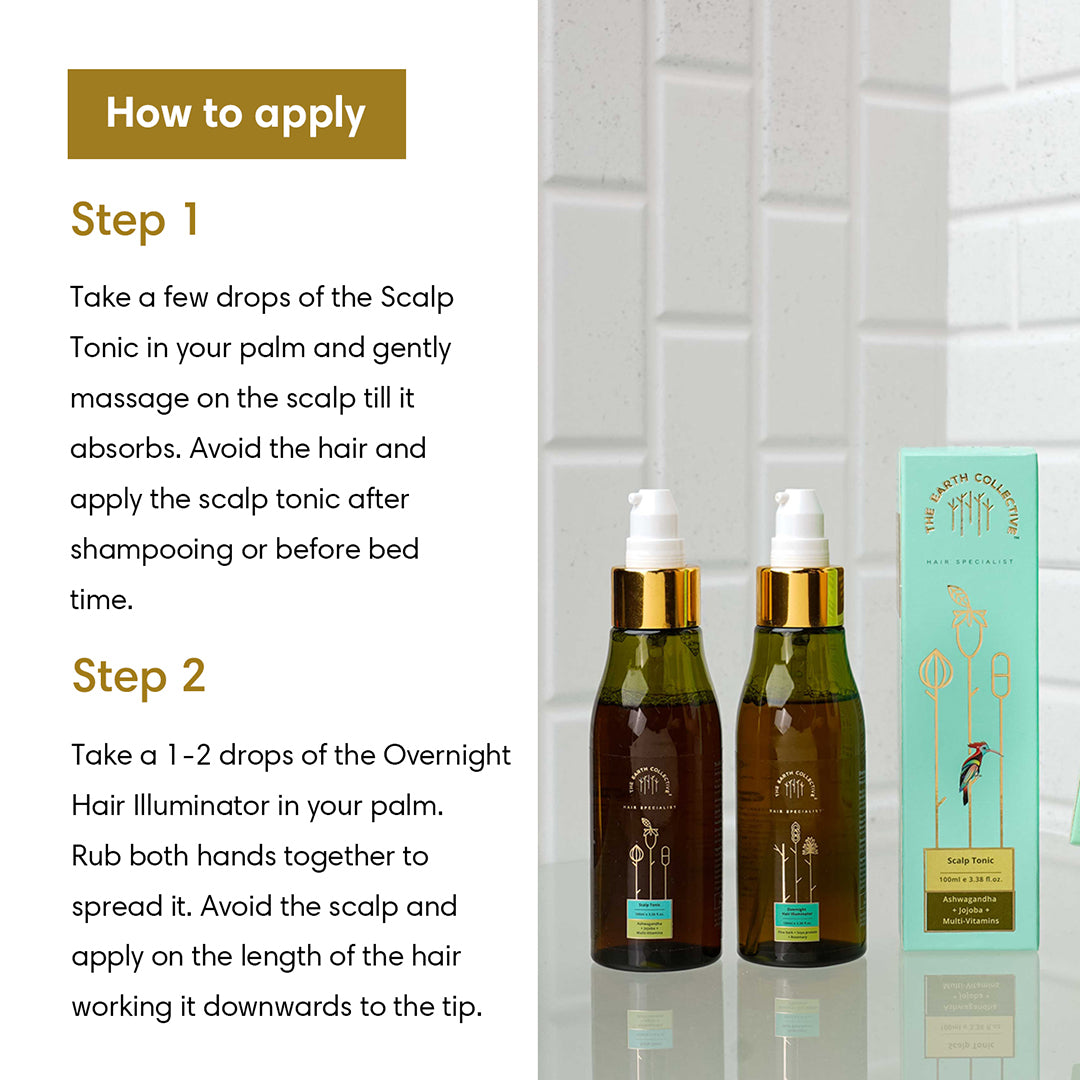 Night Time Repair Duo | Scalp and Hair Nourishment - 100ml - Hair Care Bundle