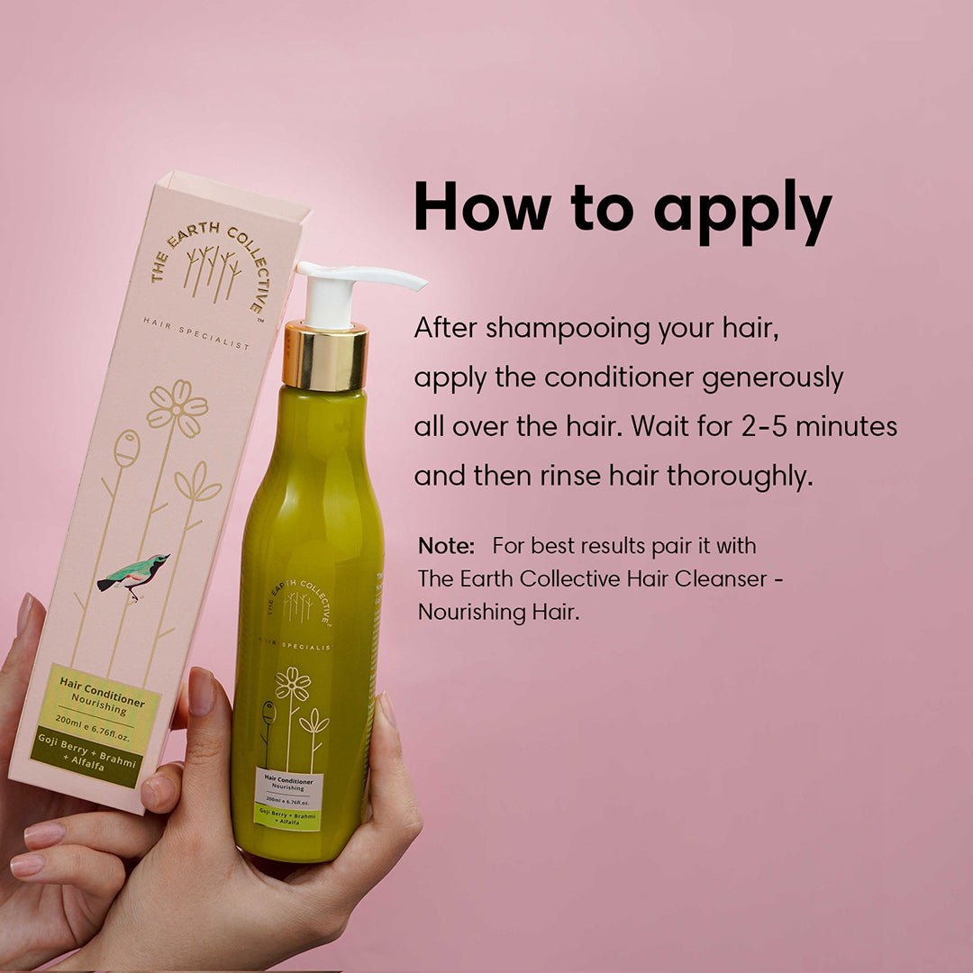 NOURISHING | Hair Conditioner | Goji Berry Brahmi & Alfalfa - 200ml - Hair Conditioner