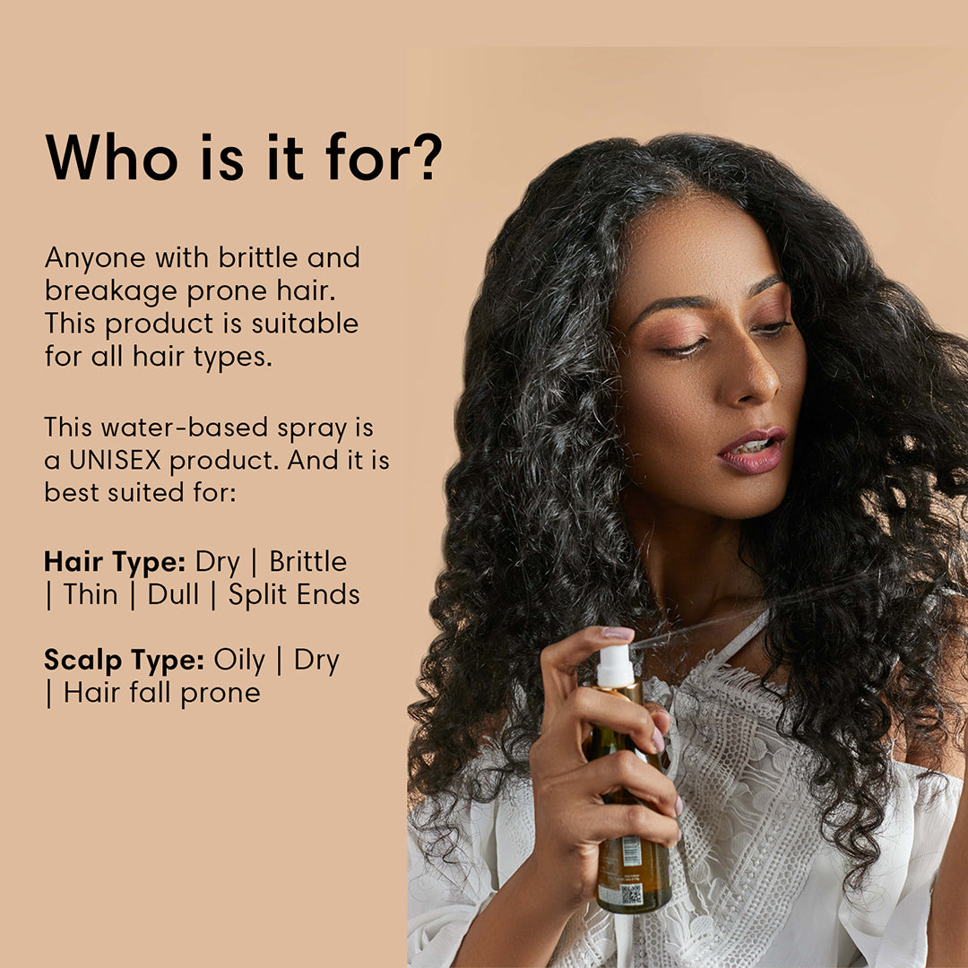 Hair Vitalizing Spray | For Breakage-Prone Hair | Bhringraj Hibiscus & Mandarin - 100ml - Leave-in Treatment