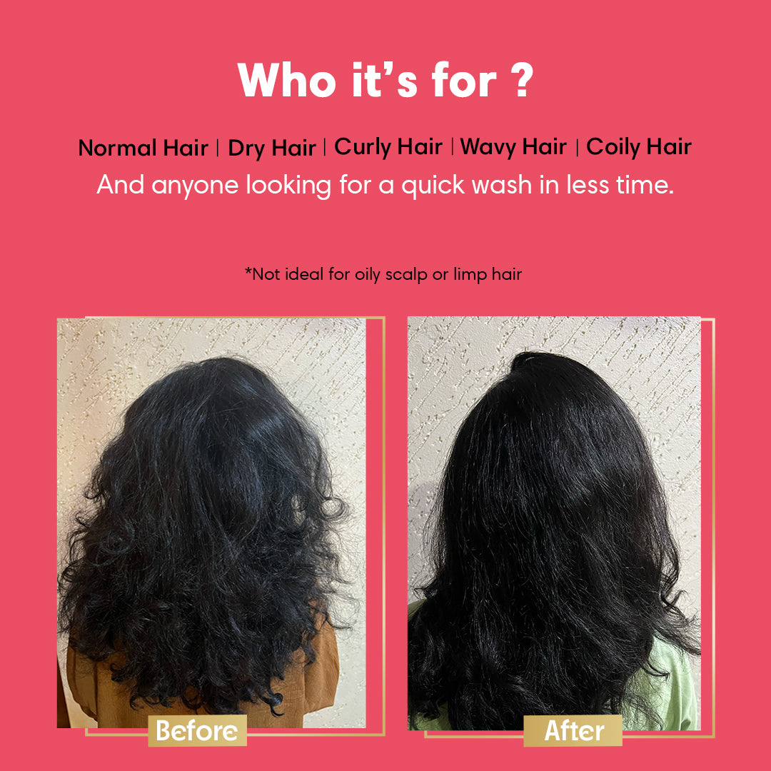 Co-Wash 500ml Refill Pack | Conditioner Only Wash For Dry Frizzy & Curly Hair - 500ml - Hair Conditioner