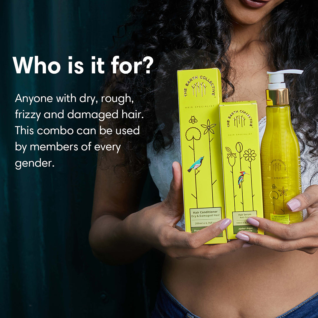 Combo Dry & Damaged Hair | Hair Cleanser & Conditioner Pack - 400ml - Cleanser & Conditioner Combo