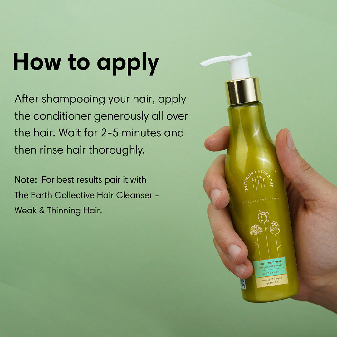 WEAK & THINNING HAIR | Hair Conditioner | Hops Capsicum & Ginseng - 200ml - Hair Conditioner
