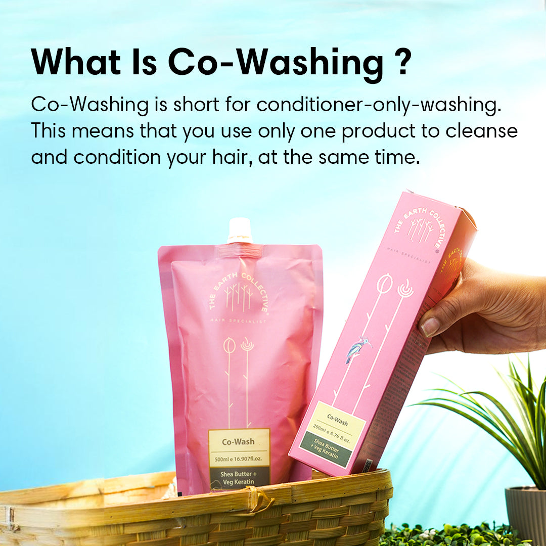 Co-Wash 500ml Refill Pack | Conditioner Only Wash For Dry Frizzy & Curly Hair - 500ml - Hair Conditioner