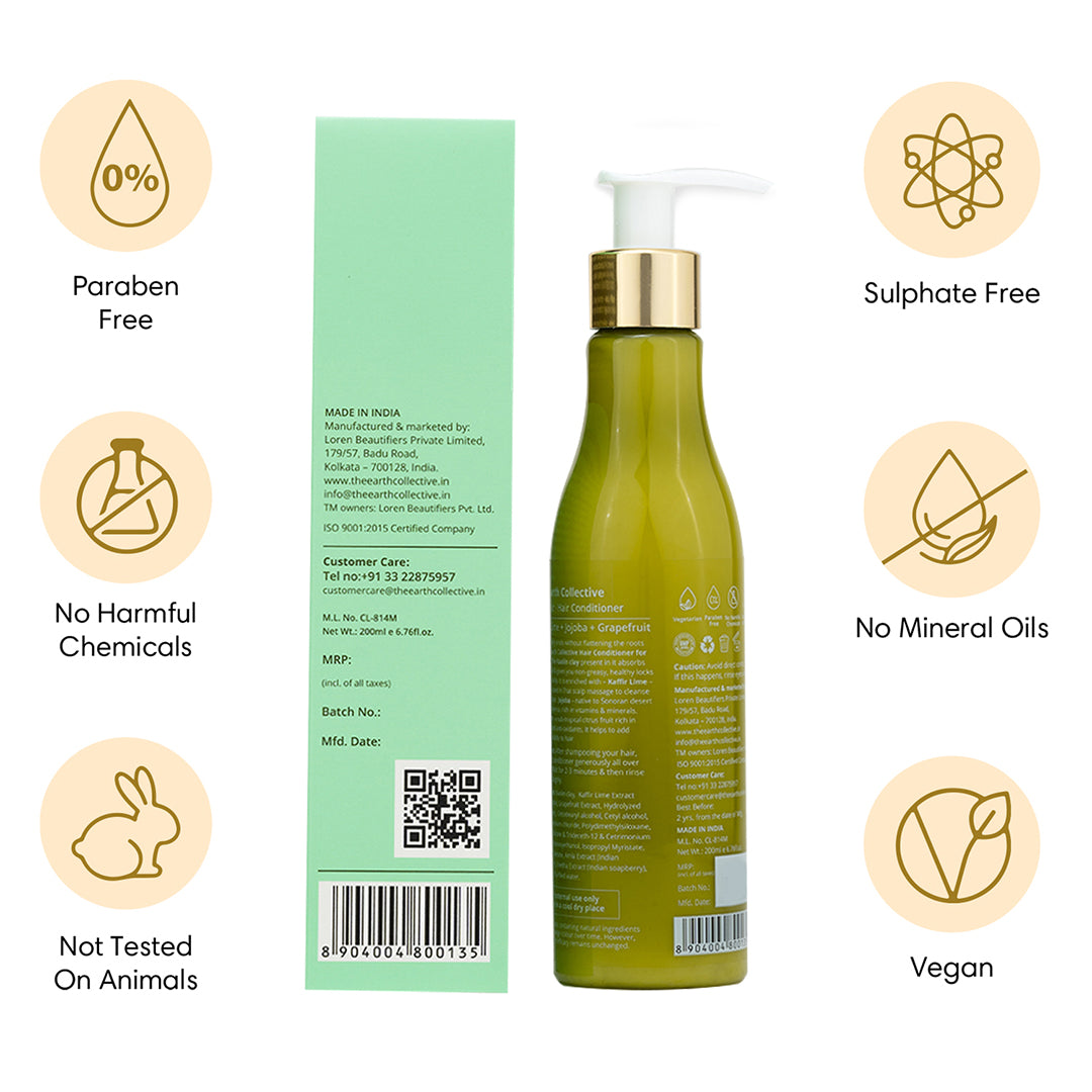 OILY HAIR | Hair Conditioner | Kaffir Lime Jojoba & Grapefruit - 200ml - Hair Conditioner