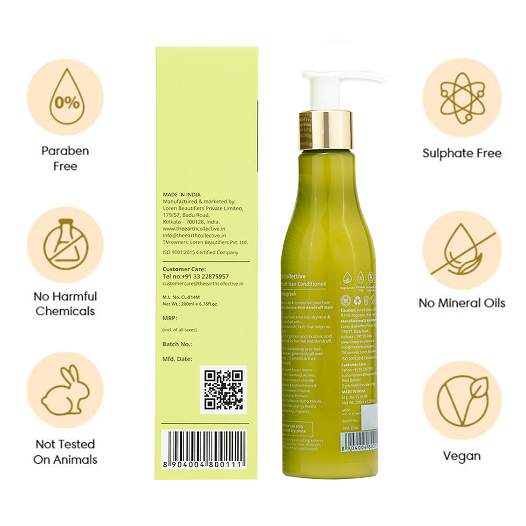 ANTI-DANDRUFF | Hair Conditioner | Neem & Fenugreek - 200ml - Hair Conditioner