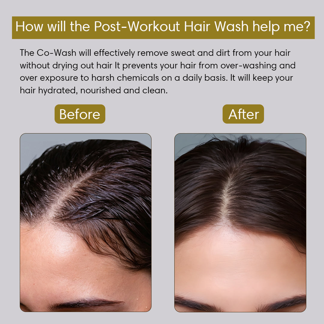 Co-Wash | Post Workout Hair Wash - Conditioner only wash - Hair Conditioner