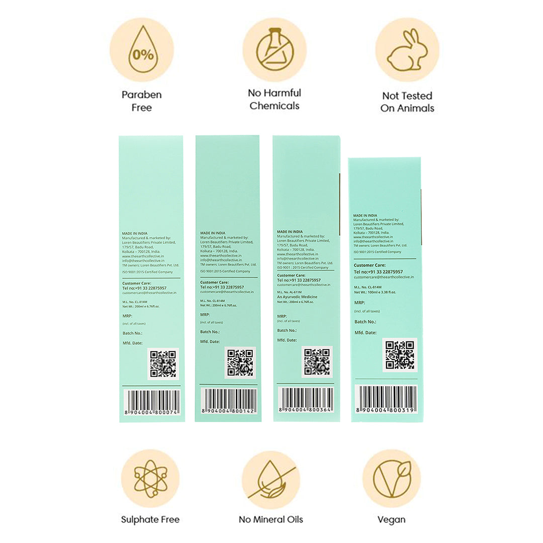 Anti-Hair Fall Regime | Set of 4 - 700ml - Hair Care Bundle