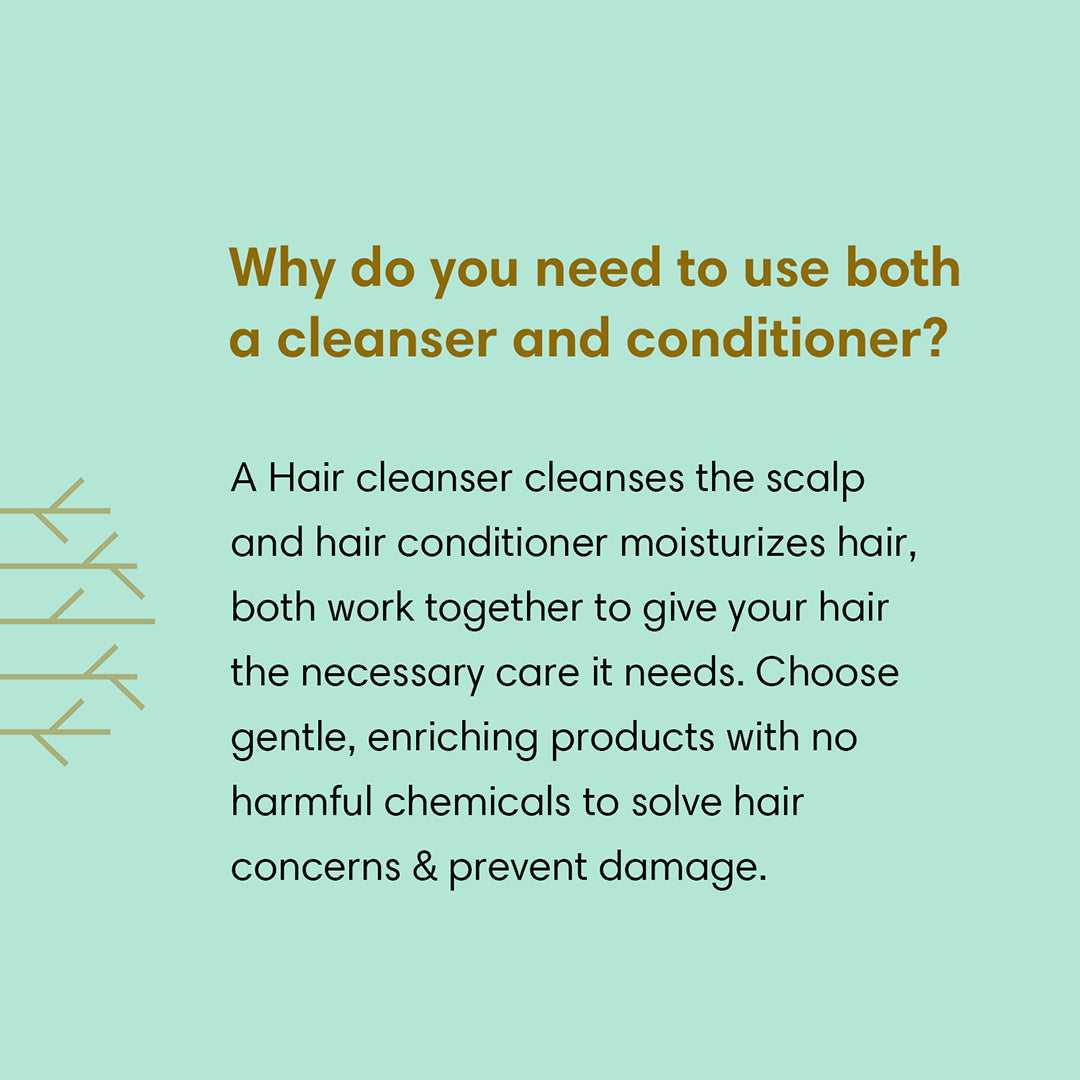 Combo Weak & Thinning Hair | Hair Cleanser & Conditioner Pack - 400ml - Cleanser & Conditioner Combo