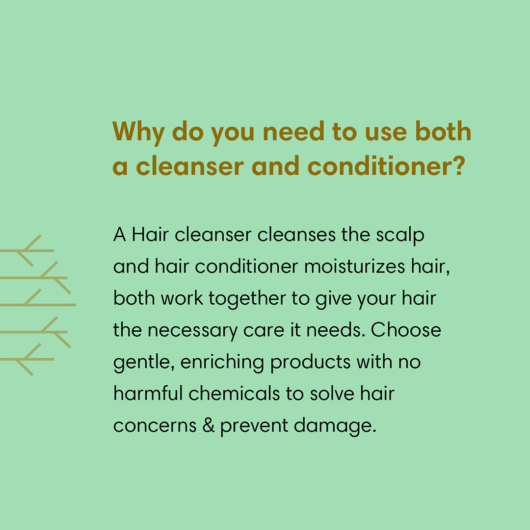 Combo Oily Scalp | Hair Cleanser & Conditioner Pack - 400ml - Cleanser & Conditioner Combo