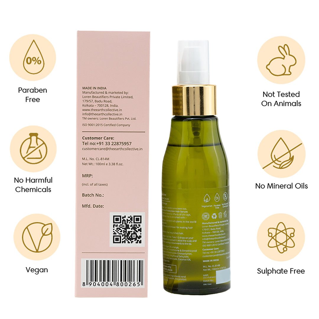 SUN PROTECTION | Hair Serum | Alfalfa Argan & Orange - 100ml - Hair Serum