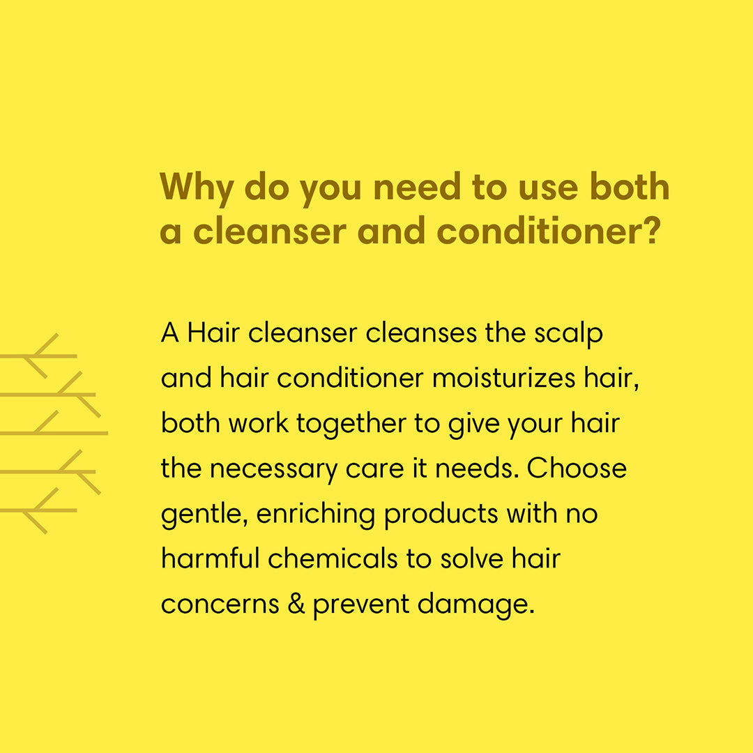 Combo Dry & Damaged Hair | Hair Cleanser & Conditioner Pack - 400ml - Cleanser & Conditioner Combo