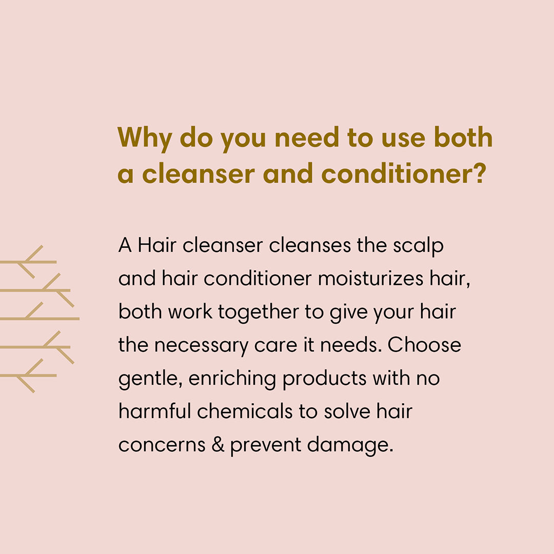 Combo Nourishing Hair | Hair Cleanser & Conditioner Pack - 400ml - Cleanser & Conditioner Combo