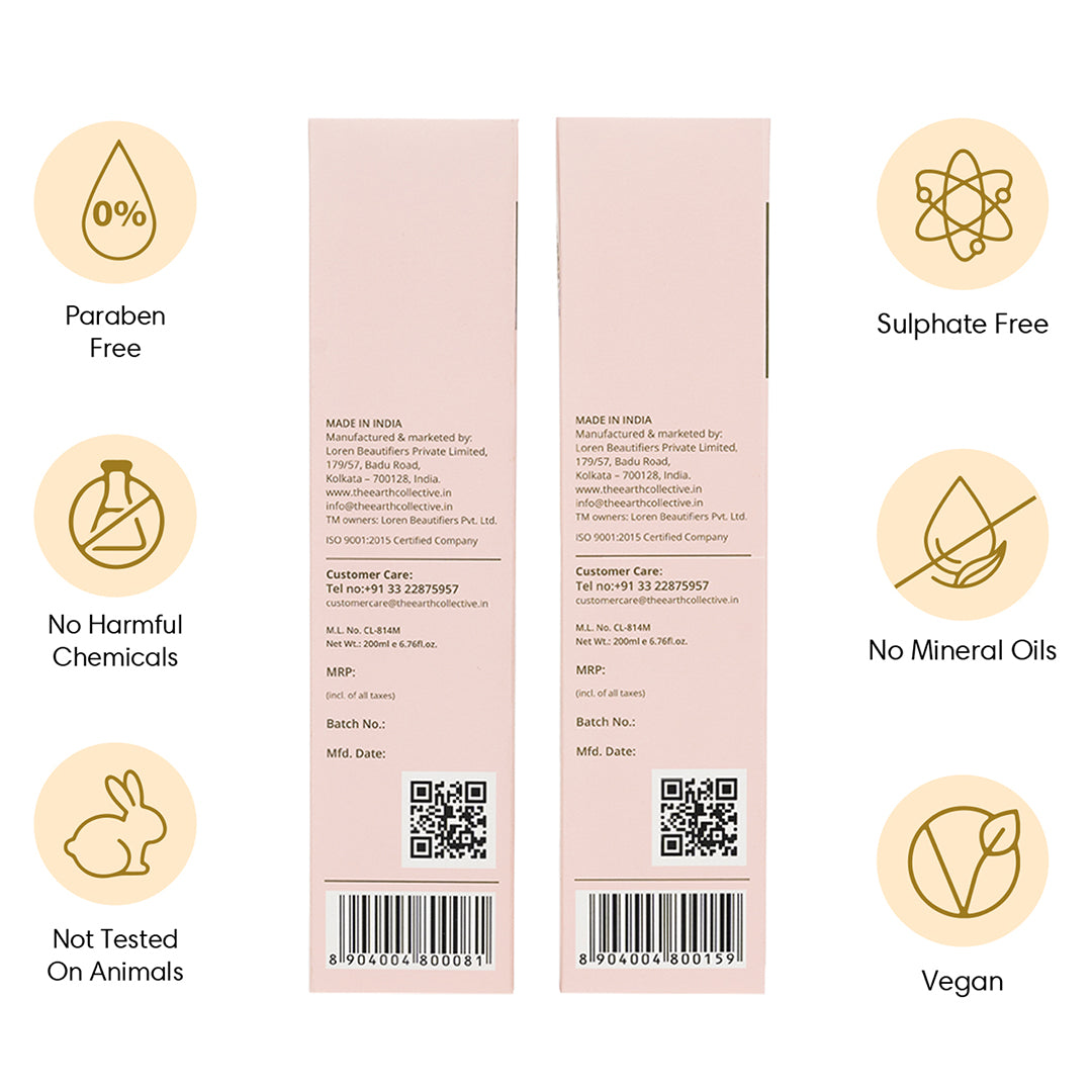 Combo Nourishing Hair | Hair Cleanser & Conditioner Pack - 400ml - Cleanser & Conditioner Combo