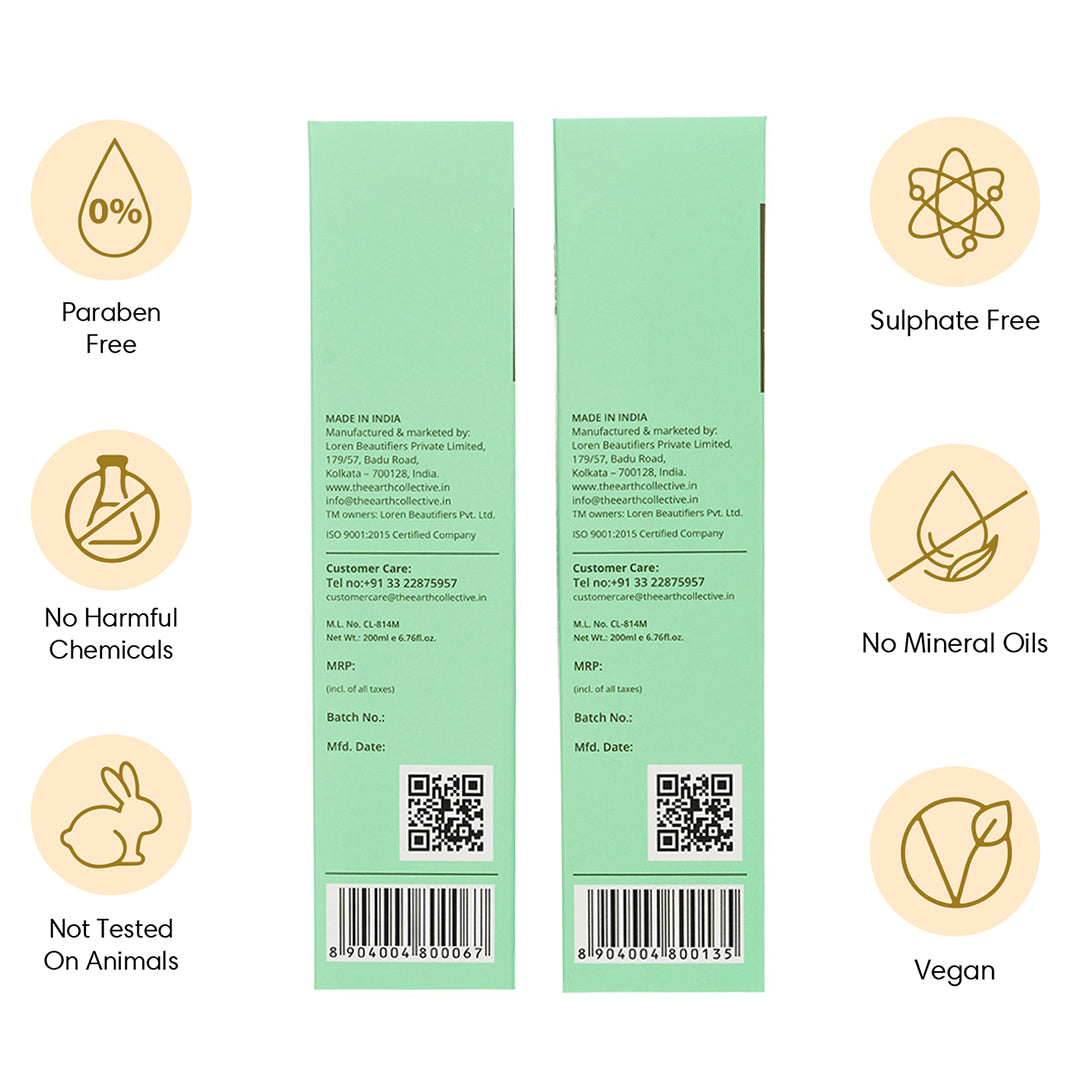 Combo Oily Scalp | Hair Cleanser & Conditioner Pack - 400ml - Cleanser & Conditioner Combo
