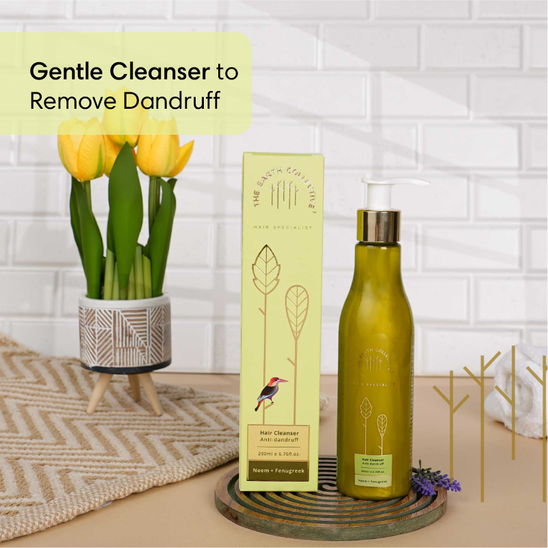 ANTI-DANDRUFF Hair Cleanser | Shampoo | Neem & Fenugreek - 200ml - Hair Cleanser