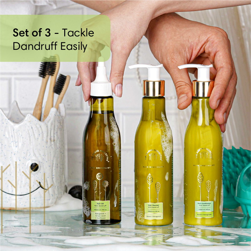 Anti-Dandruff Regime | Set of 3 - 600ml - Hair Care Bundle