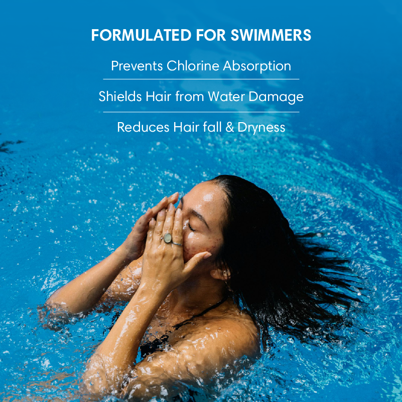 Pre-Swim Water Defence Hair Spray - Prevents Chlorine Damage - 200ml - Hair Cleanser