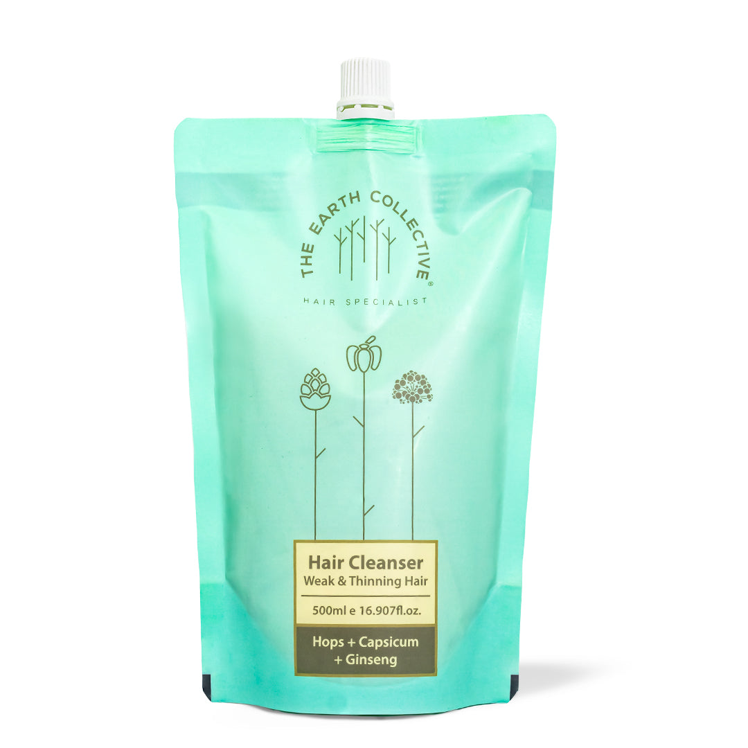 WEAK & THINNING Hair Cleanser | Shampoo | Hops Capsicum & Ginseng - 500ml - Hair Cleanser