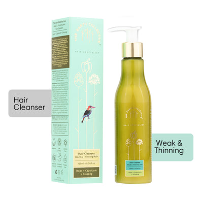 WEAK & THINNING Hair Cleanser | Shampoo | Hops, Capsicum & Ginseng