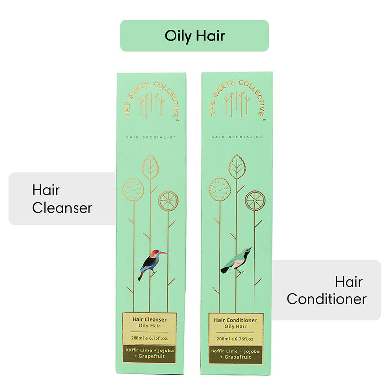 Combo Oily Scalp | Hair Cleanser & Conditioner Pack