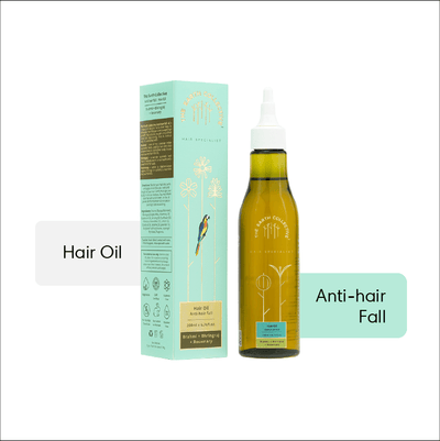 ANTI-HAIR FALL HAIR OIL | For Weak & Thinning Hair | Brahmi, Bhringraj & Rosemary