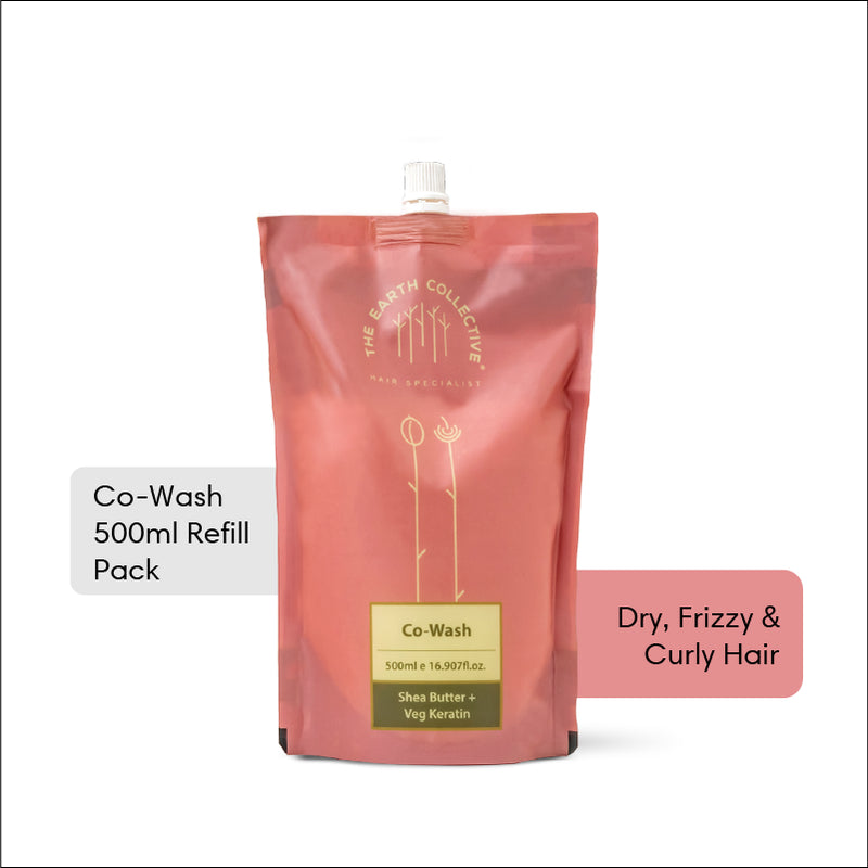 Co-Wash 500ml Refill Pack | Conditioner Only Wash For Dry, Frizzy & Curly Hair