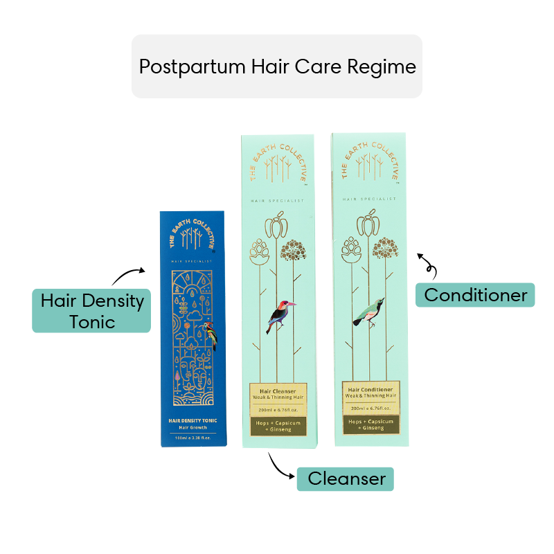 Postpartum Hair Care Regime | Set of 3