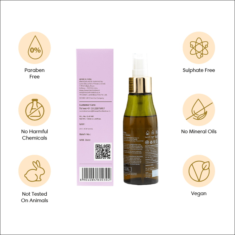 Hair Vitalizing Spray | For Breakage-Prone Hair | Bhringraj, Hibiscus & Mandarin