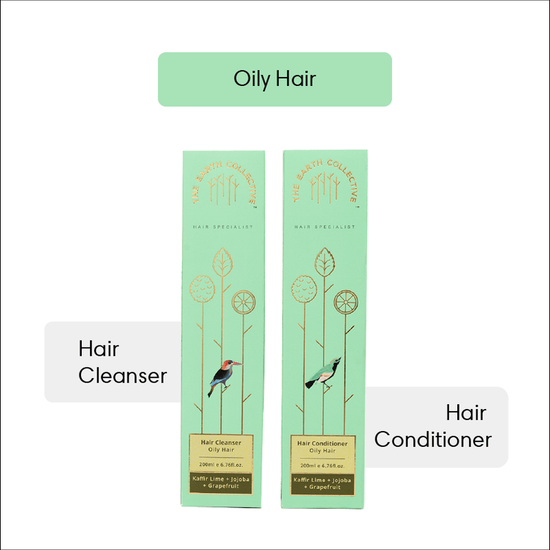 Combo Oily Scalp | Hair Cleanser & Conditioner Pack
