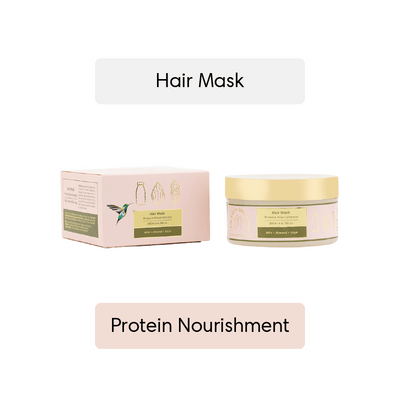 PROTEIN NOURISHMENT HAIR MASK | For Undernourished Hair | Milk, Almond & Soya