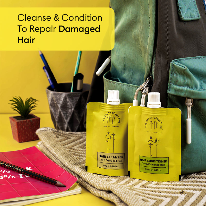 Combo Dry & Damaged Hair -  Travel Pack Set of 2