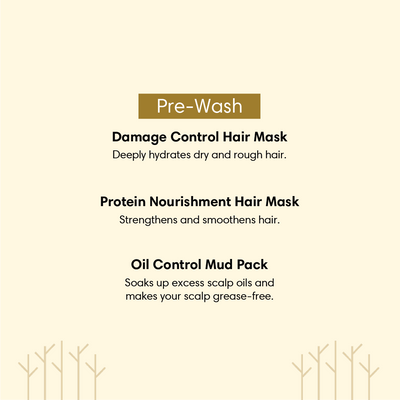 Hair Mask Trio -  Trial Pack of 3 Hair Masks